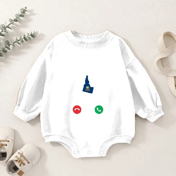Discover Idaho Baby Romper Sweatshirts