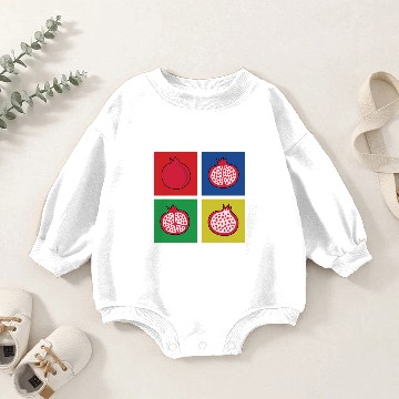 Discover Pomegranate Gift Baby Romper Sweatshirts