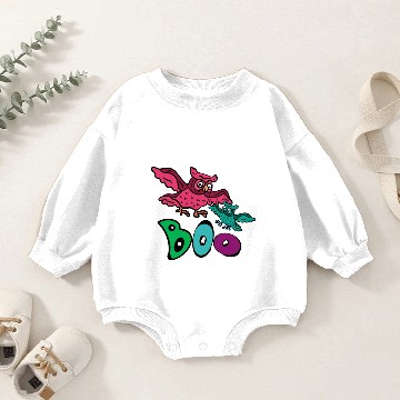 Discover colorful owl Baby Romper Sweatshirts