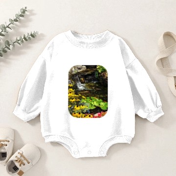 Discover Black-Eyed Susans By Koi Pond Baby Romper Sweatshirts
