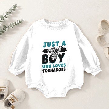Discover Storm Chaser Hurricane Meteorology Baby Romper Sweatshirts
