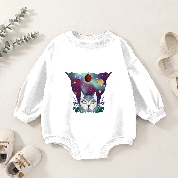 Discover Catnip Baby Romper Sweatshirts