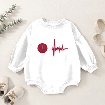 Discover Recording. Cool Microphone Recording Studio Baby Romper Sweatshirts