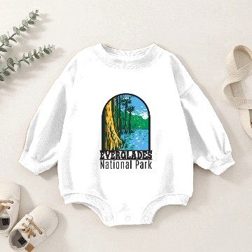 Discover Everglades National Park Florida Baby Romper Sweatshirts