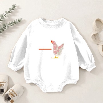 Discover Funny Guess What? chicken Butt! Baby Romper Sweatshirts
