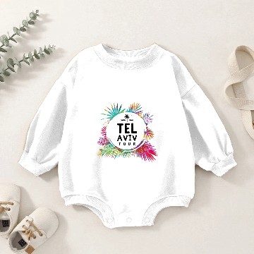Discover Tel Aviv Tour Colorful Baby Romper Sweatshirts