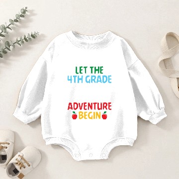 Discover 4th Grade Teacher Baby Romper Sweatshirts