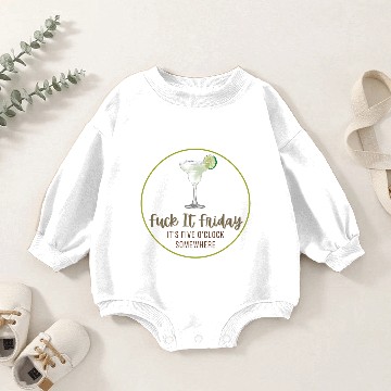 Discover Fuck It Friday 5 Baby Romper Sweatshirts