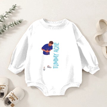 Discover Tummy Ache Survivor Stomachache Baby Romper Sweatshirts