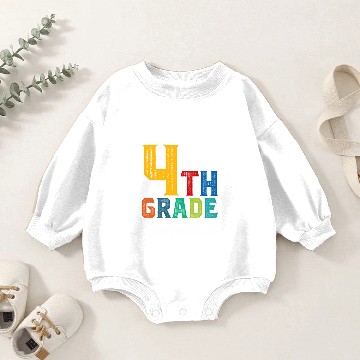 Discover 4th Grade Teacher Baby Romper Sweatshirts