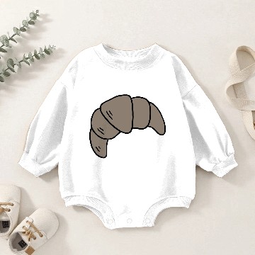 Discover croissant Baby Romper Sweatshirts