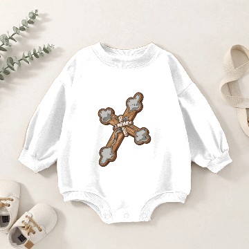 Discover crucifix Baby Romper Sweatshirts