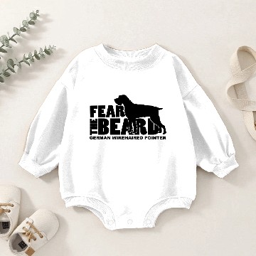 Discover Fear The Beard German Wirehaired Pointer Baby Romper Sweatshirts