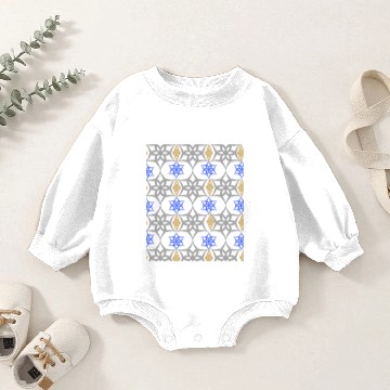Discover Starburst Baby Romper Sweatshirts, Thai pattern