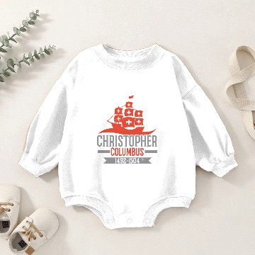 Discover Columbus Day Navigator Ship Christopher Columbus Baby Romper Sweatshirts