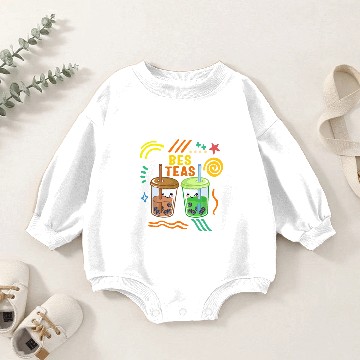 Discover Bes Teas Baby Romper Sweatshirts, Bubble Tea Bubble Milk Tea