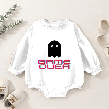 Discover Game Over Baby Romper Sweatshirts