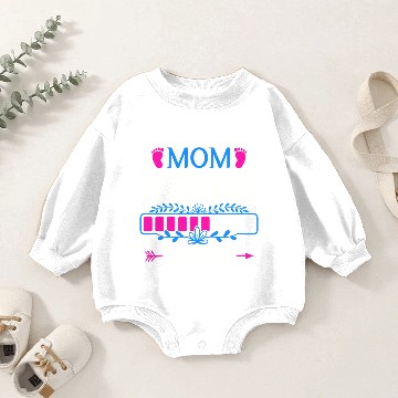 Discover Mom Loading 2023, Mom-to-be 2023 Baby Romper Sweatshirts