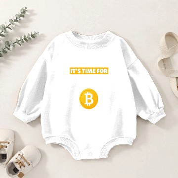 Discover Bitcoin Baby Romper Sweatshirts