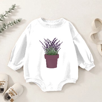 Discover lavender lovers Baby Romper Sweatshirts