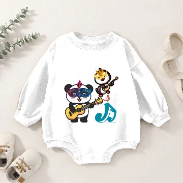 Discover Guitar Baby Romper Sweatshirts
