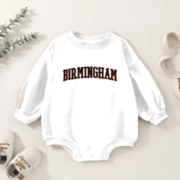 Discover Birmingham Uk Baby Romper Sweatshirts