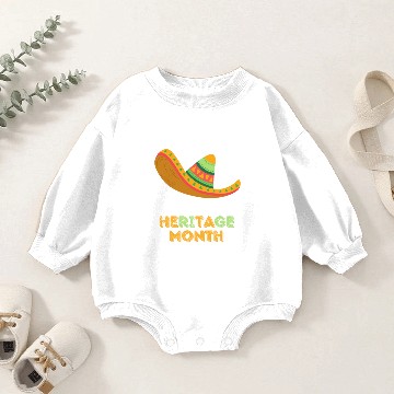 Discover Hispanic Heritage Month Skull Hat Baby Romper Sweatshirts