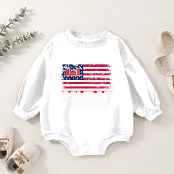 Discover Combat Engineer with American Flag Distressed U S Baby Romper Sweatshirts