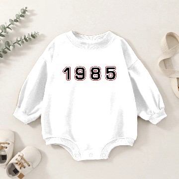 Discover 1985 Year Number Baby Romper Sweatshirts