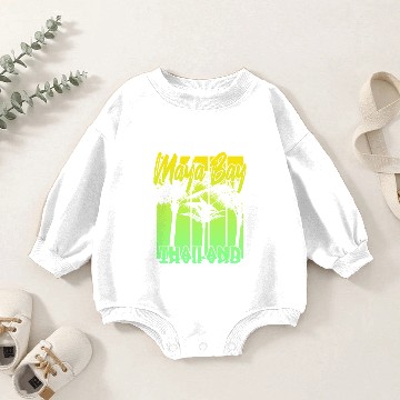 Discover Maya Bay Thailand Baby Romper Sweatshirts
