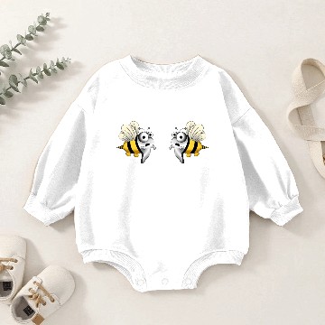 Discover Boo Bees Baby Romper Sweatshirts