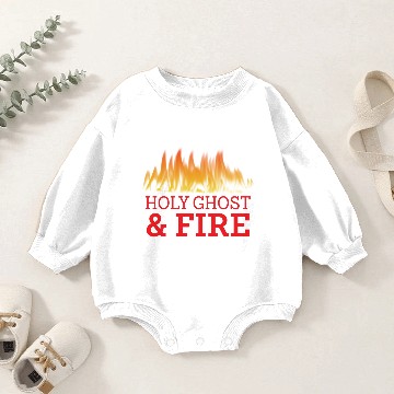 Discover Holy Ghost & Fire Baby Romper Sweatshirts
