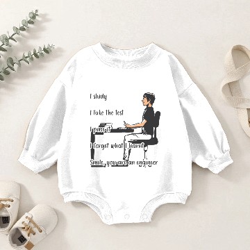 Discover Engineering Quotes Engineer Student For Men Baby Romper Sweatshirts