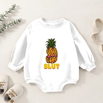 Discover Bikini Pineapple Slut Baby Romper Sweatshirts