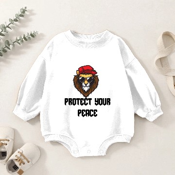 Discover protect your peace Baby Romper Sweatshirts