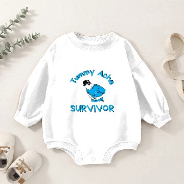 Discover Tummy Ache Survivor Baby Romper Sweatshirts