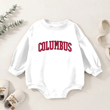 Discover Columbus - Ohio - USA Baby Romper Sweatshirts