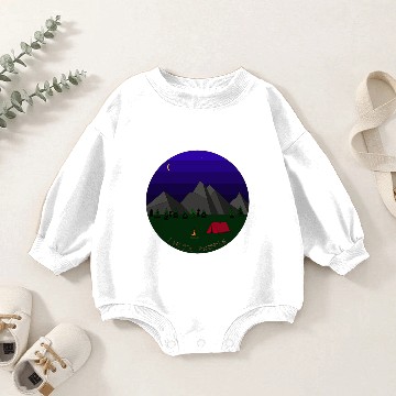 Discover I hate People camping Baby Romper Sweatshirts