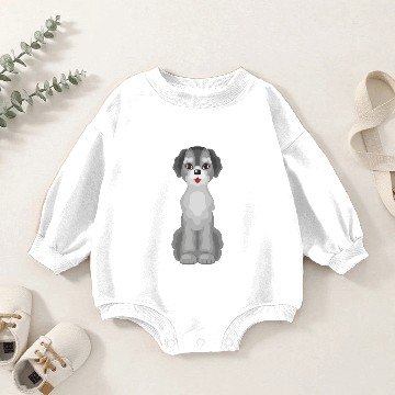 Discover Labradoodle dog Baby Romper Sweatshirts