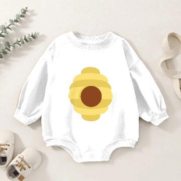 Discover wild bee hive Baby Romper Sweatshirts