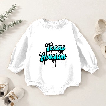 Discover Texas Houston Design Baby Romper Sweatshirts
