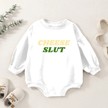 Discover CHEESE SLUT Baby Romper Sweatshirts