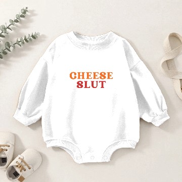 Discover CHEESE SLUT Baby Romper Sweatshirts