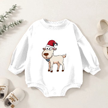 Discover Mountain goat comic Christmas Baby Romper Sweatshirts
