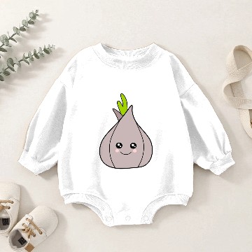 Discover Kawaii onion garlic Baby Romper Sweatshirts