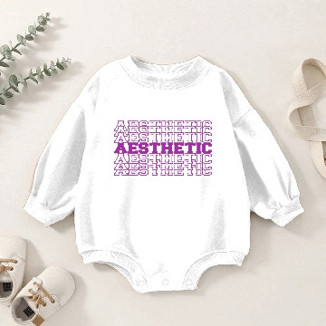 Discover Purple Aesthetic Baby Romper Sweatshirts