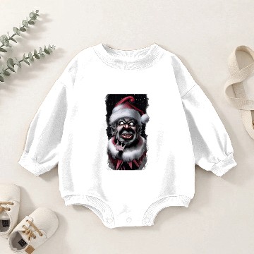 Discover Bad Santa Baby Romper Sweatshirts