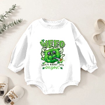 Discover cat smoking weed Baby Romper Sweatshirts