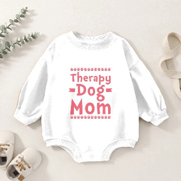 Discover Therapy Dog Mom Baby Romper Sweatshirts