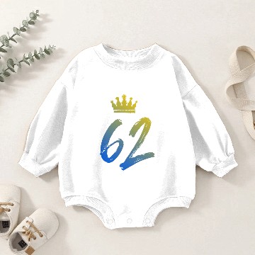 Discover 62 number crown Baby Romper Sweatshirts